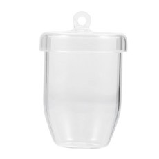 부구요 보석 황동 알루미늄 용해용 고온 도가니 석영 뚜껑 접시, 8X5CM