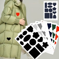 붙임식 옷수선 패션와펜 스티커세트