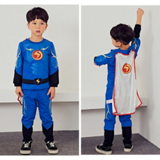 [행복한백화점][토토헤로스]번개맨 커스튬상하(망토세트) M1752150011