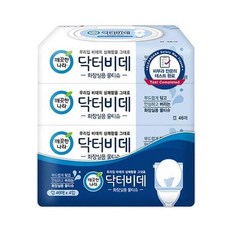 기타깨끗한나라 RULTVOQY 닥터 비데 물티슈 캡 46매X4입, 4개, 46매, 117g