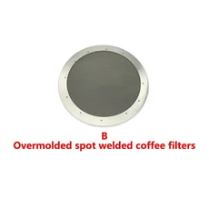 Aeropress 커피 메이커 용 스테인레스 스틸 디스크 금속 초박형 필터 주방 커피 액세서리 New, [01] B