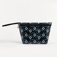 수영 여행용 방수파우치 기저귀파우치 다용도파우치미니 화장품파우치, 블랙-화이트