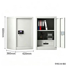 나나상점 철제캐비넷 잠금 캐비닛 캐비넷 사무실 사무용 사물함 보관함 철제, 1문 전자 비밀번호 잠금장치