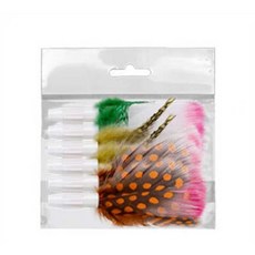 고양이 두더지 잡기 장난감, Feather Replacement(깃털 리필 6개), 1개