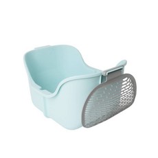 Swing Cat 搖搖貓砂盆 貓廁所 開放式空間 易清潔, 天藍, 1個