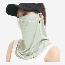 자외선 차단 에어홀 스포츠마스크, 라이트그린-1개, 1개