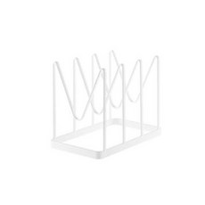 베러바이즈 심플 3단 냄비뚜껑 보관대, 흰색, 1개
