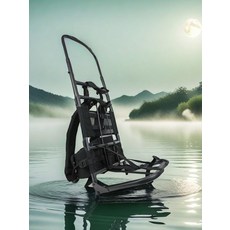 산악용 등반 지게 백팩 다용도 야외 운반 알미늄 수하물, 별도 스트랩 2개