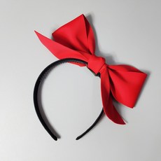 반반하니 네오플랜 매트한 왕리본 유아동 헤어밴드