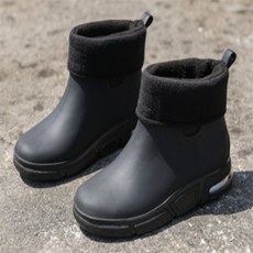 몽키 방한레인부츠 블랙 편한장화