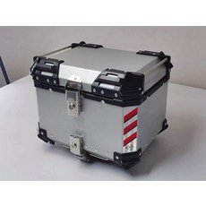 오토바이 사이드 백 탑박스 바이크가방 거치대 센터, 선반+실버 스프레이 43l 트렁크, 기본 모델명/품번