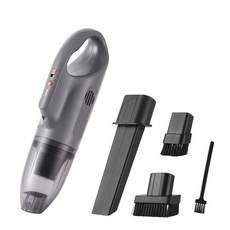無線手持吸塵器 車用家用桌面適用, 需自備轉接頭, 灰62