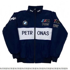 F1赛车服外套刺绣美式摩托车机车骑行服休闲夹克风衣复古春男女款