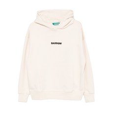 바로우 테디 프린트 코튼 후디