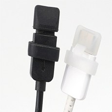 까만쿼카 단자 보호커버 1P 충전케이블커버보호캡, 화이트