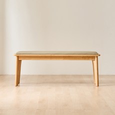 포헤 원목 2인용 3인용 식탁벤치의자 내츄럴 월넛, 1개, 2인_내츄럴애쉬