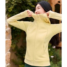 QUEEN YOGA 瑜伽服 加絨保暖 連帽開衫運動外套