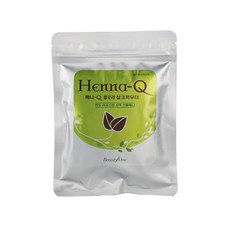 헤나-Q 플로라 실크 파우더 100g / 헤나 가루 염색약, 다크브라운, 1개