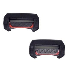 G-SPEED 安全帶扣矽膠保護套 碳纖紋防刮耐磨靜音減震, 1個, JR-11R紅色