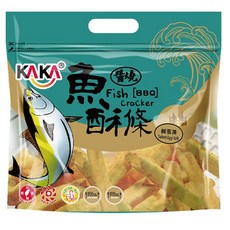 KAKA 醬燒魚酥條鹹蛋黃風味, 120g, 1包