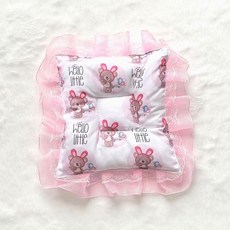 미니 방석 쿠션 인형 소품 소동물 용품, 1개, 핑크A