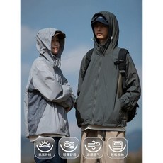 【台灣熱銷Top1】連帽輕薄防曬衣男款夏季外套2024新款寬鬆防紫外綫防曬服透氣速幹