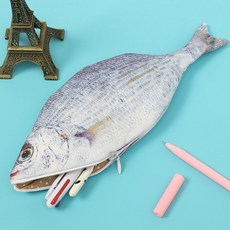 물고기 생선 모양 리얼 은어 필통 펜슬케이스 학용품 펜파우치, 본상품