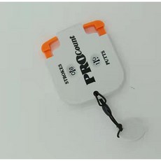 PROCount 高爾夫球計分器 雙人迷你記分器, 1個, 計分器白橙
