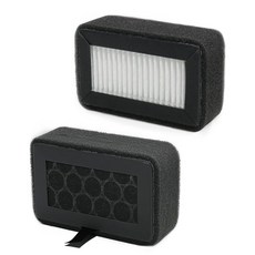 대나무 실험실 XXCPPPS 3D 프린터용 사바임 2팩 HEPA 3 활성탄 공기 필터 VOCs PM25 초미세 입자 및 냄새용 교체, X1/P1 Series Filter 2Pcs