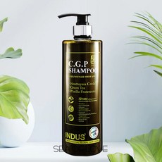 인더스 CGP 어성초 녹차 자소엽 천연샴푸 800ml 유해성분 10무 안심처방 자연샴푸, 4개
