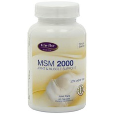 Lifeflohealth MSM保健膠囊 2000mg, 1個, 60 件