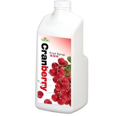 福樹 濃縮果汁 糖漿 2.5KG, 1個, 蔓越莓濃糖果汁