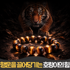 펄빈 프리미엄 S급 남녀공용 행운 천연 호안석 팔찌