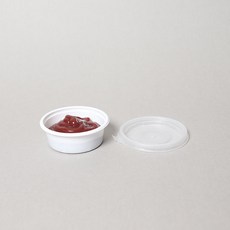 이패키지 70파이 특소 일회용 소스컵 소스통 백색 1500개세트, 1500세트, 1개