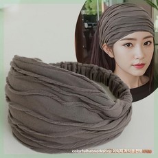 초정상점CHOJEONGSTORE 여성 여성두건 중년여성두건, 머리 둘레 참고 50-60, 그레이, 1개