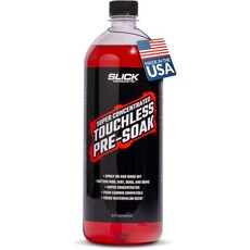 슬릭 제품 초농축 터치리스 프리소크 폼 캐논 또는 건용 거품 프리워시 카 비누 진흙 먼지 벌레 및 찌꺼기 스프레이 온 헹구기 32온스., 32 Fl Oz (Pack of 1)