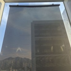 무타공 흡착 블라인드 빨판 햇빛가리개 롤스크린 창문햇빛가리개 무타공블라인드