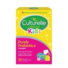 Culturelle 康萃樂 孩童日常益生菌口嚼錠30顆 | 兒童益生菌 | 腸胃保健 | 提升保護力, 1個