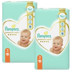 유로 팸퍼스 프리미엄케어 밴드형 기저귀 1 2 3 4 5 6 단계 아동공용 pampers 바우처, 120매, 3단계