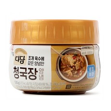 다담 맛있는 청국장양념 구수한 청국장찌개양념 530g
