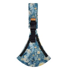 슬링 2026 신생아부터 까지 조절 가능한 스트랩이 있는 가벼운 랩 10-30파운드(잎), Blue Starry Sky, Adjustable Straps(Upgrade), Blue Starry Sky