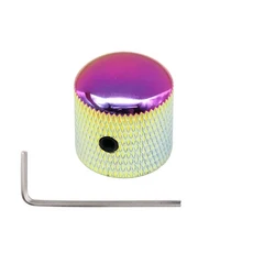 1pcs/2pcs 금속 돔 손잡이 일렉트릭베이스 기타 렌치가있는 볼륨 톤 컨트롤 Bronze/BK/CR/GD/Black Nickel, 11 1pcs Colorful NEW