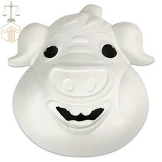 MP6 돼지탈 가면색칠