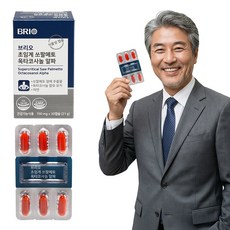 브리오 초임계 쏘팔메토 옥타코사놀 알파 / 남성 전립선 건강 지구력 증진 / 소팔메토 아연 영양제 식물성 캡슐, 30정, 1개