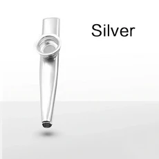심플한 디자인 경량 Kazoo 알루미늄 합금 금속 기타 악기 음악 애호가 strumenti, 06 Silver