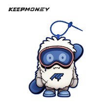 KEEPMONEY 25/26 브랜드 전용 스키 펠트 펜던트 스키 액세서리, 1개, 아이스 블루