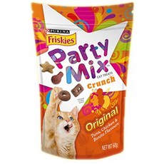 Purina Friskies 香酥貓零食 海灘主題口味 鮪魚、鮭魚、鱸魚口味 60g, 1個, 經典原味(橘)