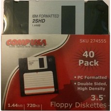 플로피 디스켓 35인치 144MB 720KB 40개 묶음, 플로피 디스켓 35인치 144MB 720KB 40개 묶
