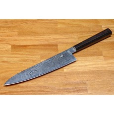 和欣行 現貨 丸之內 手做系列 無鋼芯 大馬士革 和牛刀 240mm, 1個