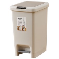 腳踏式垃圾桶【SN0890】, 奶白